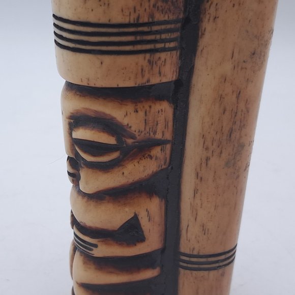 Vintage African Bone Craving With Handle - Picture 11 of 11